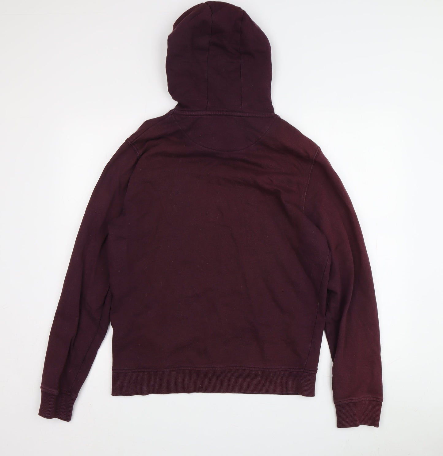 Mens UK Size M Lyle & Scott Purple Pullover Hoodie