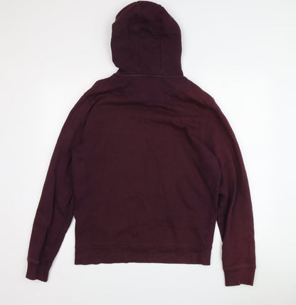 Mens UK Size M Lyle & Scott Purple Pullover Hoodie