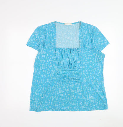 Womens UK Size L Windsmoor Blue Basic Blouse