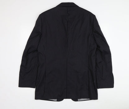 Mens UK Size 38 Ben Sherman Regular Black Suit Jacket