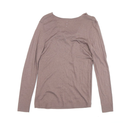 Womens UK Size S Jigsaw Brown  Jumper