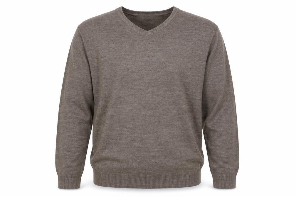 Mens UK Size M Thomas Nash Brown Pullover Jumper