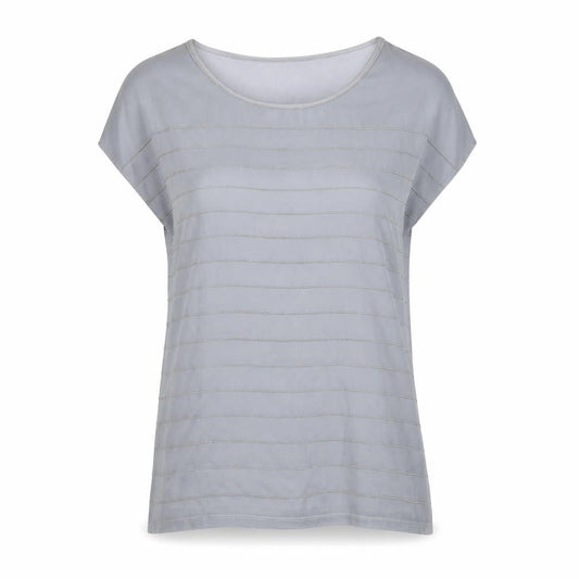 Womens UK Size S Armani Exchange Grey Basic T-Shirt