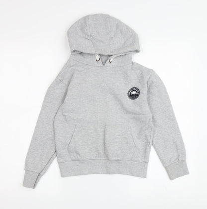 SoulCal & Co Boys Grey Pullover Hoodie, 9-10 Years, Casual Comfort