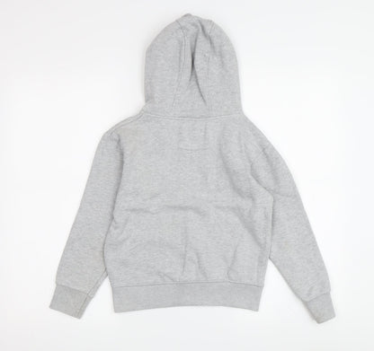 SoulCal & Co Boys Grey Pullover Hoodie, 9-10 Years, Casual Comfort