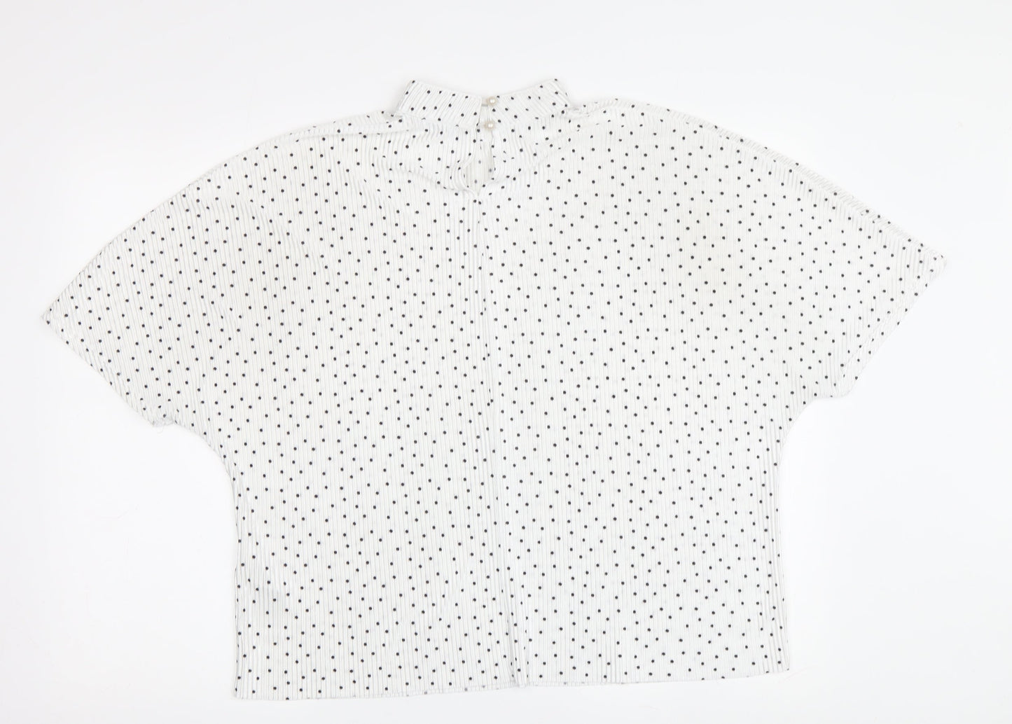 Jacqueline de Yong Women's White Polka Dot Blouse