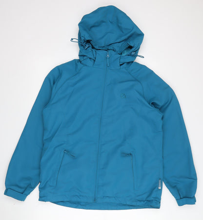 Womens UK Size 12 Mountain Essentials Blue Basic Jacket