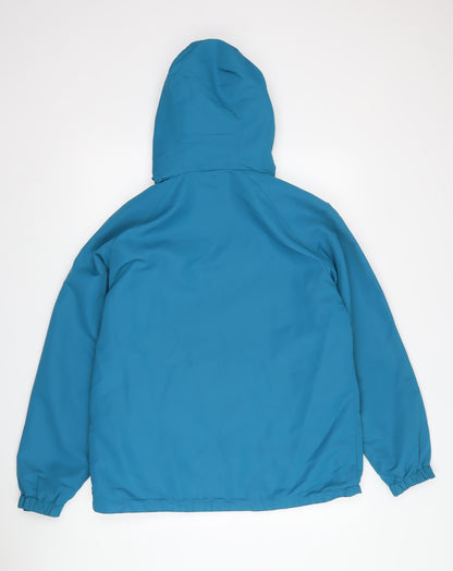 Womens UK Size 12 Mountain Essentials Blue Basic Jacket