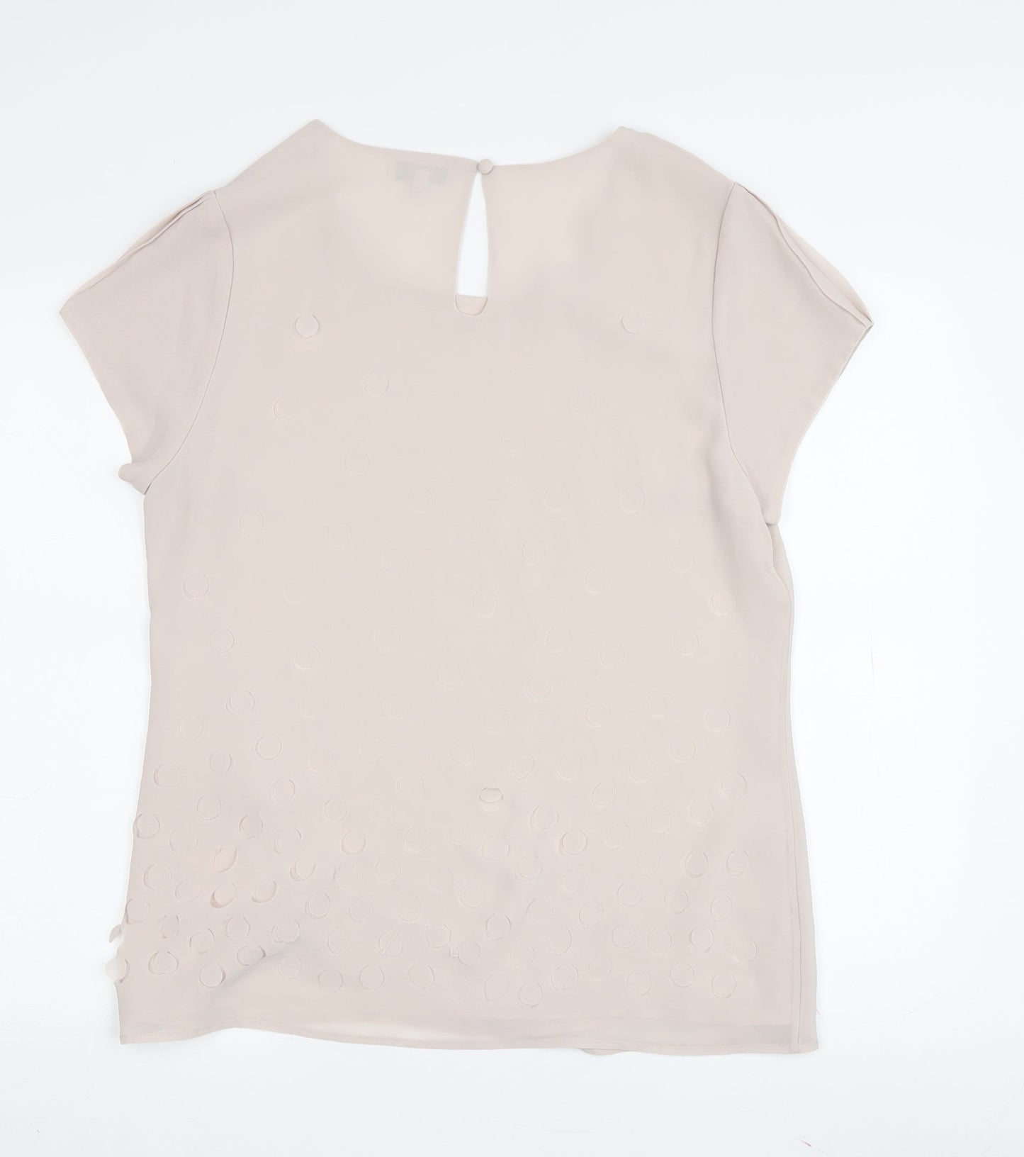 Jasper Conran Women's Beige Size 14 Blouse