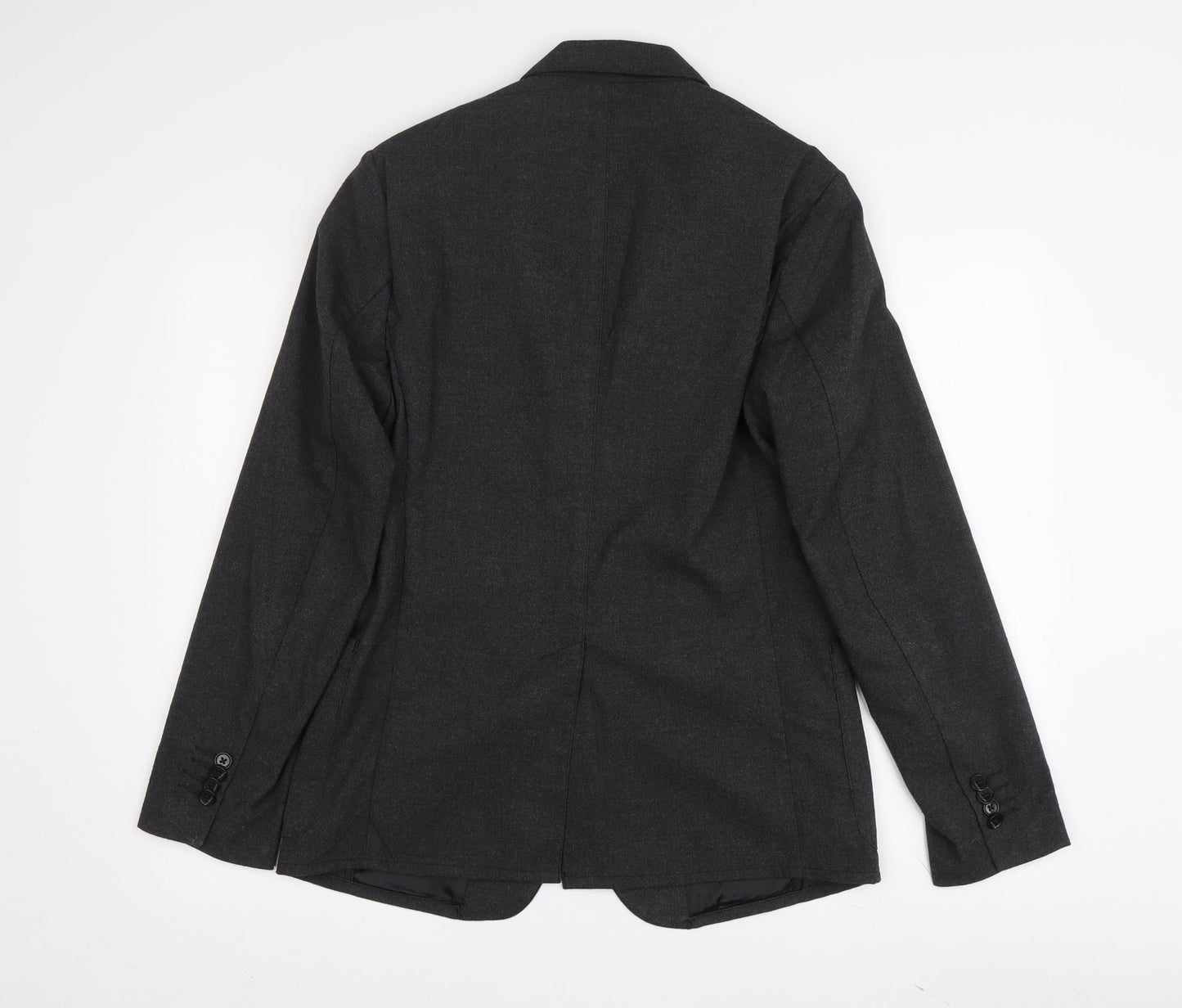 Abercrombie & Fitch Men's Grey Blazer, Size S, Regular Fit