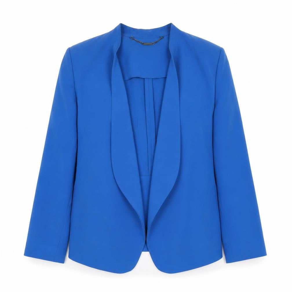 Womens UK Size 14 Jasper Conran Blue Basic Jacket