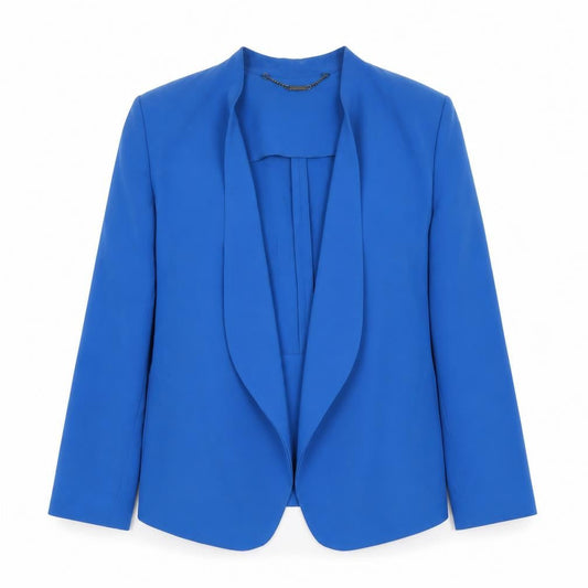 Womens UK Size 14 Jasper Conran Blue Basic Jacket