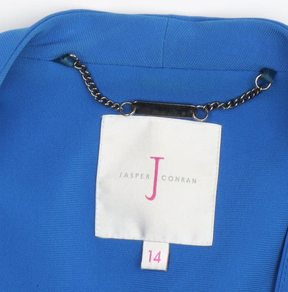 Womens UK Size 14 Jasper Conran Blue Basic Jacket
