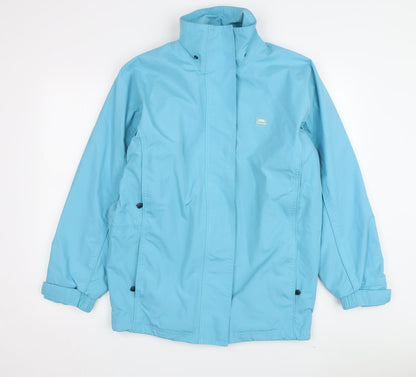 Womens UK Size S Trespass Blue Anorak Coat