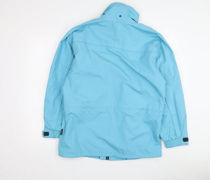 Womens UK Size S Trespass Blue Anorak Coat