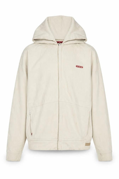 Mens UK Size S Reebok Beige Full Zip Hoodie