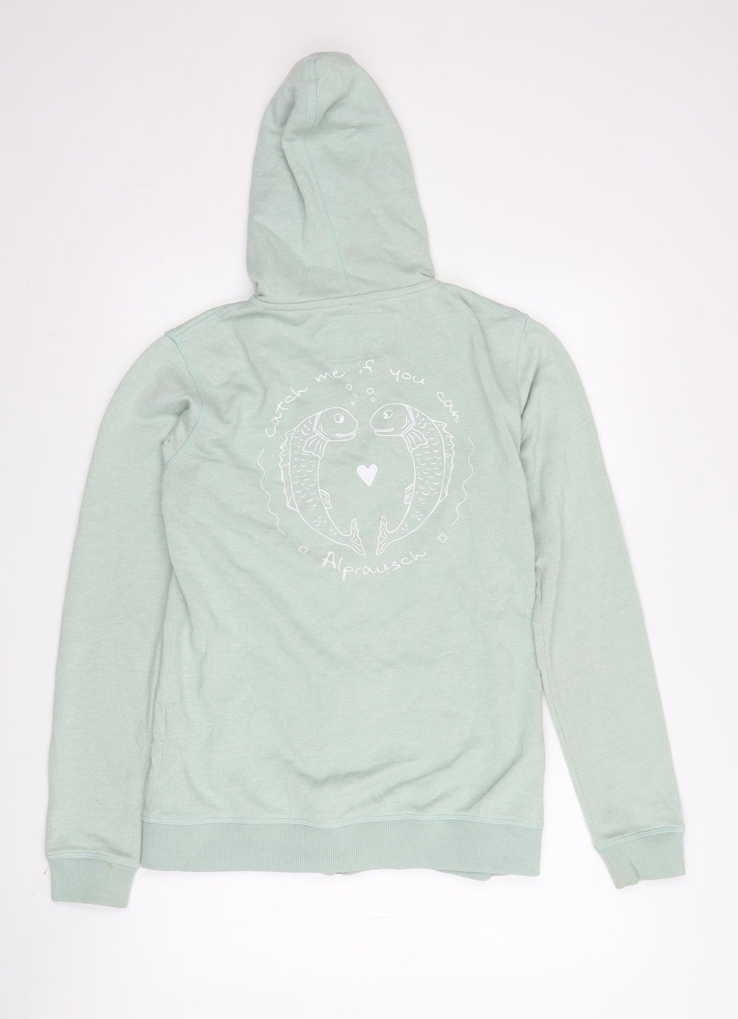 Alprausch Women's Green Full Zip Hoodie - Size S