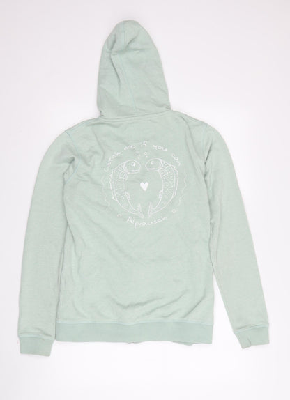 Alprausch Women's Green Full Zip Hoodie - Size S