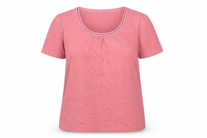 Womens UK Size M iZ Pink Basic T-Shirt