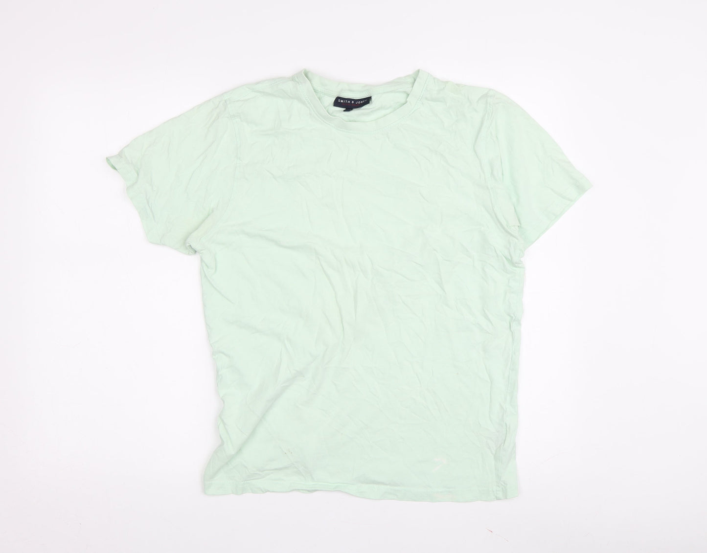 Smith & Jones Men's M Green Crew Neck T-Shirt