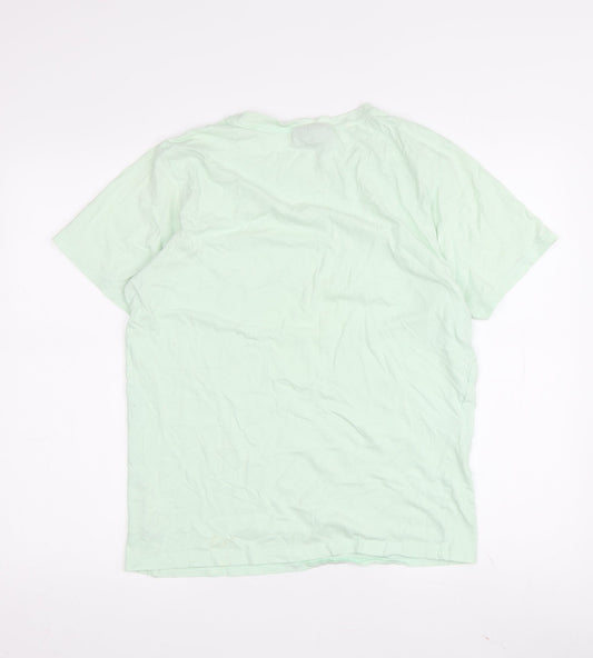 Smith & Jones Men's M Green Crew Neck T-Shirt