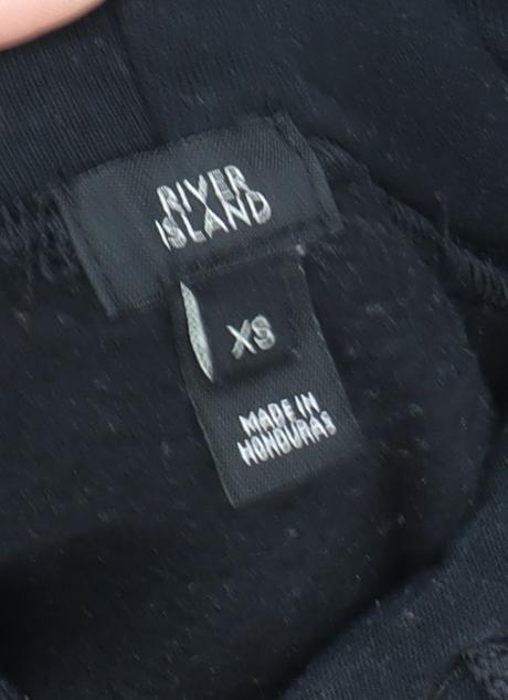 River Island Women's Black Hoodie XS Graphics