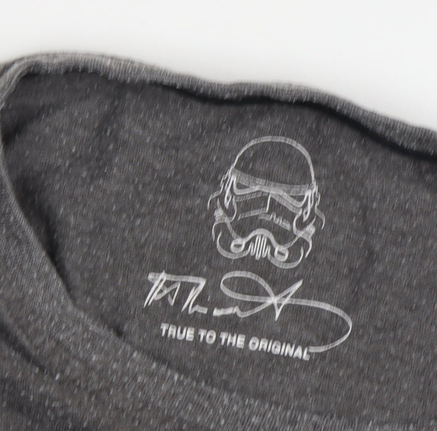 Men's Grey Star Wars Stormtrooper Large T-Shirt