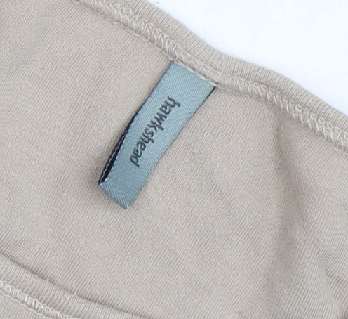 Hawkshead Beige Women's Tank Top Size 14 Cotton