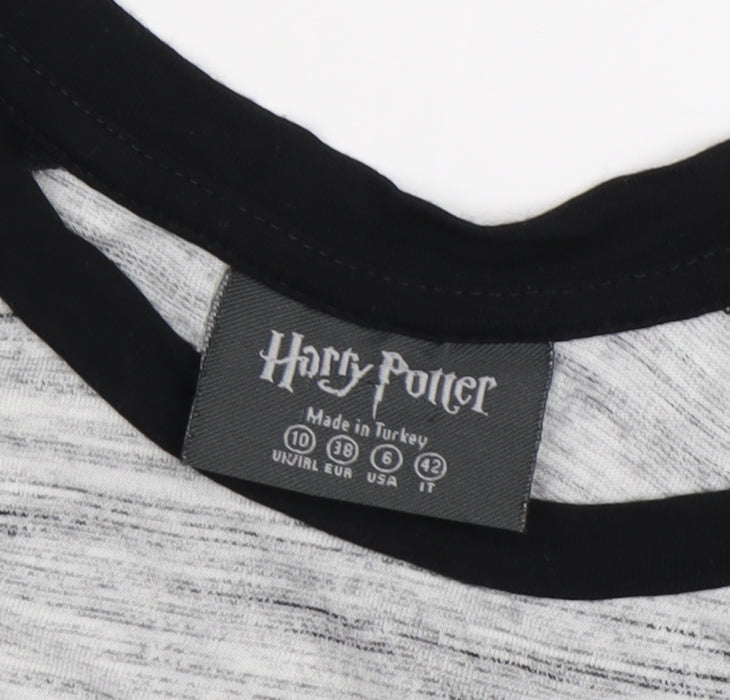 Unisex Adults UK Size 10 Harry Potter Multicoloured Jersey T-Shirt