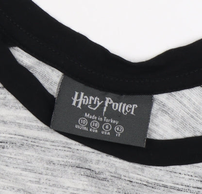 Unisex Adults UK Size 10 Harry Potter Multicoloured Jersey T-Shirt