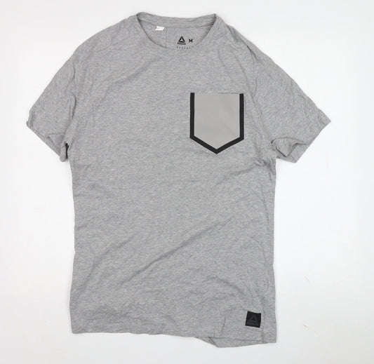 Reebok Men's Grey Medium Crew Neck T-Shirt