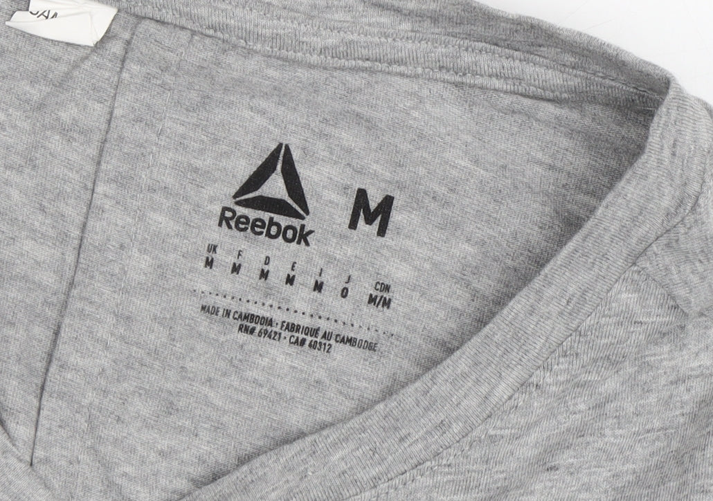 Reebok Men's Grey Medium Crew Neck T-Shirt