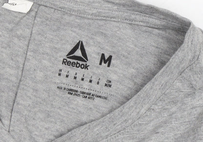 Reebok Men's Grey Medium Crew Neck T-Shirt
