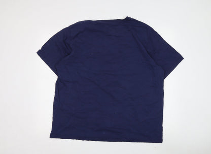 Mens UK Size 2XL Fanatics Blue  T-Shirt