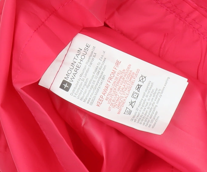 Mountain Warehouse Girls Pink Windbreaker Jacket 9-10 Years