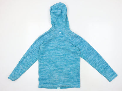 Mountain Warehouse Girls Blue Full Zip Hoodie 11-12 Years Fleece