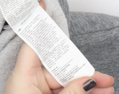 Puma Teens Grey Logo Pullover Hoodie, Size 9-10