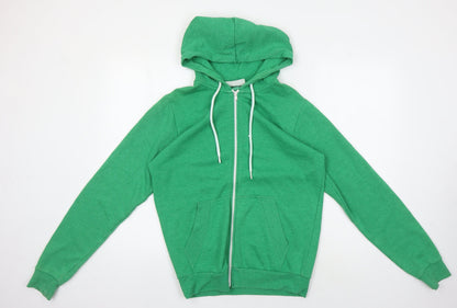 Republic Men's Green Full Zip Hoodie S