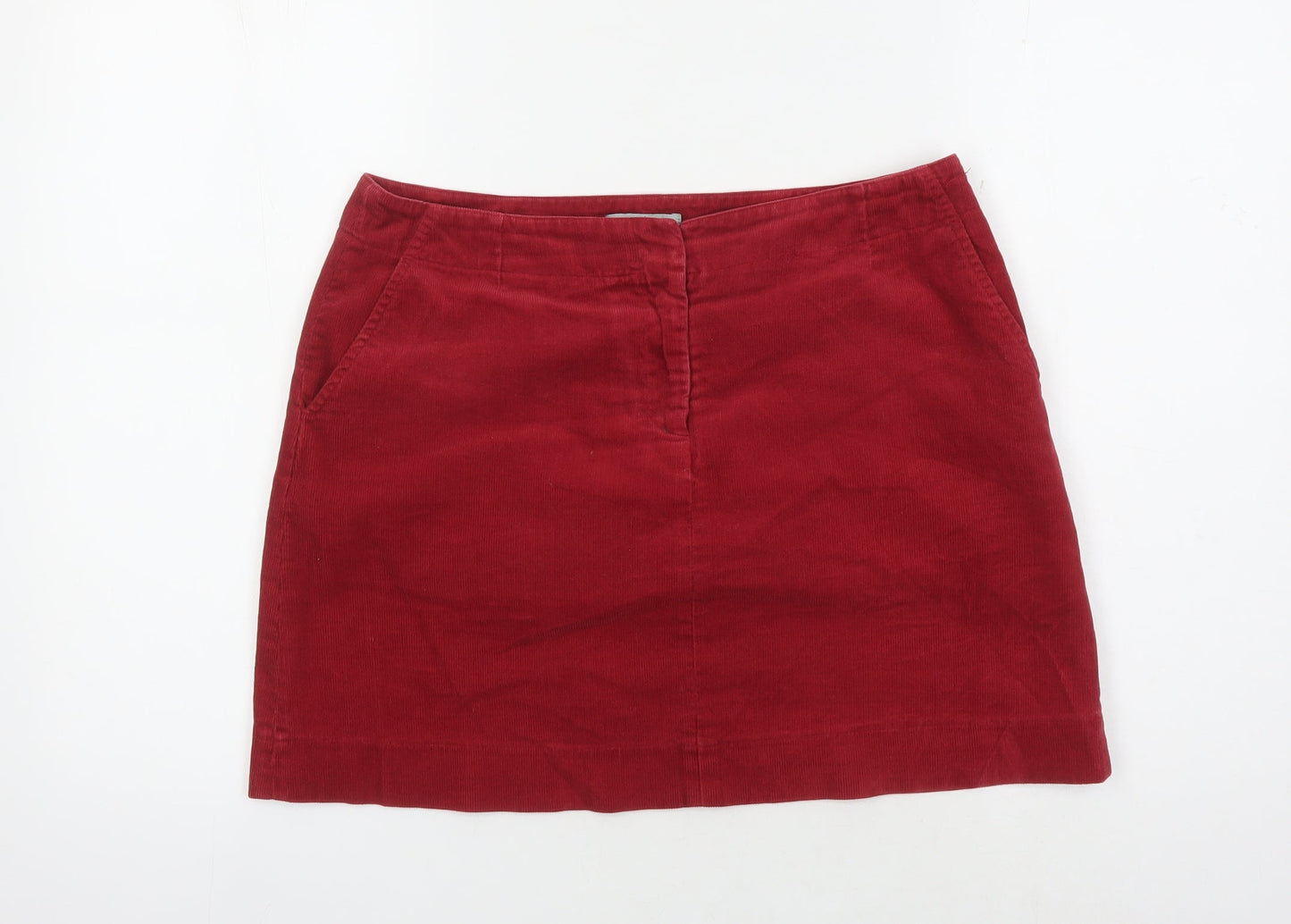 Womens UK Size 12 Jigsaw Straight & Pencil Corduroy Skirt