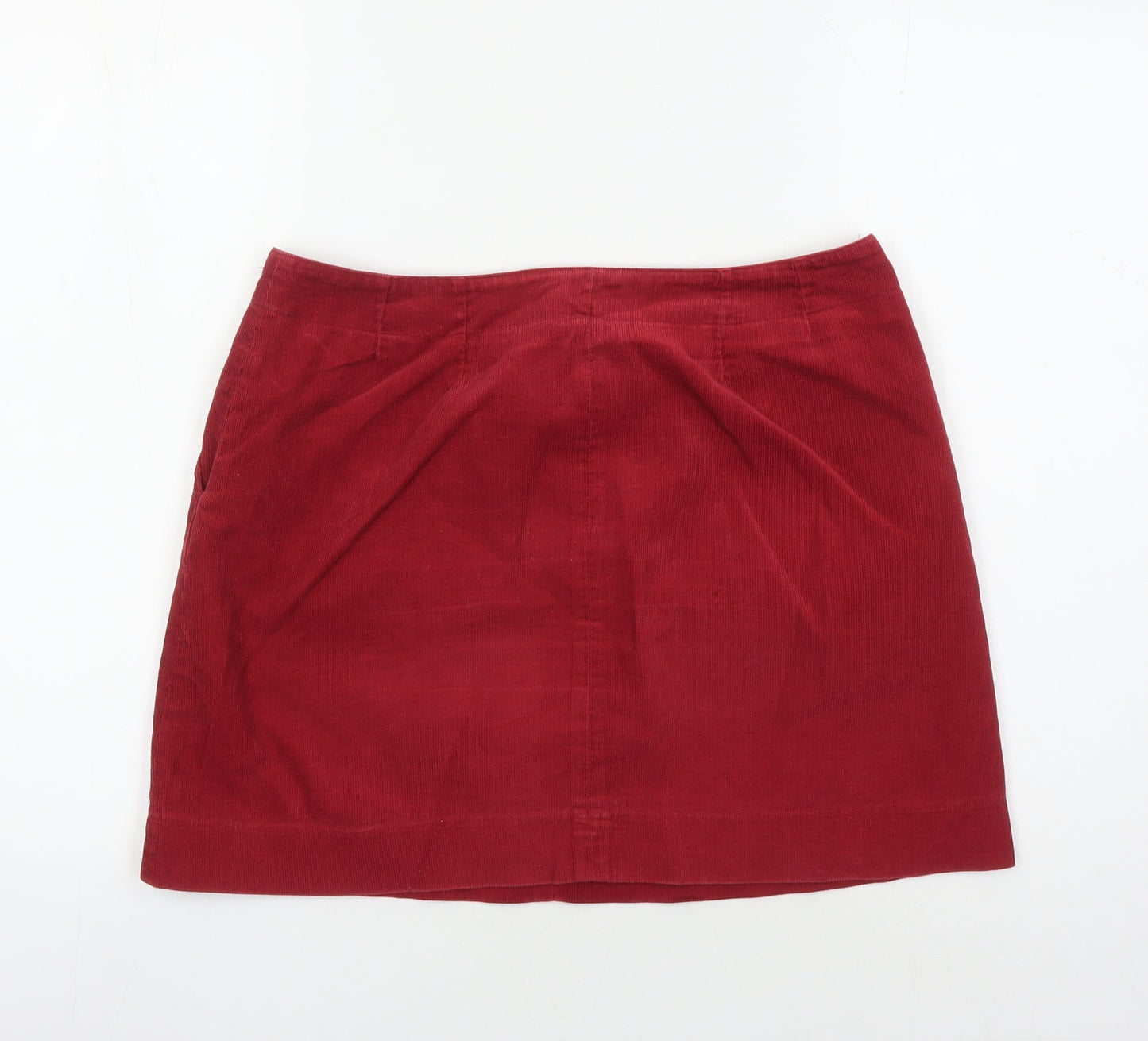 Womens UK Size 12 Jigsaw Straight & Pencil Corduroy Skirt