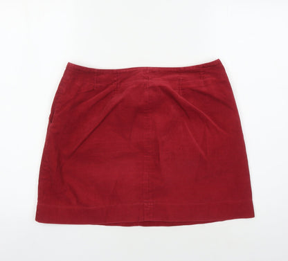Womens UK Size 12 Jigsaw Straight & Pencil Corduroy Skirt