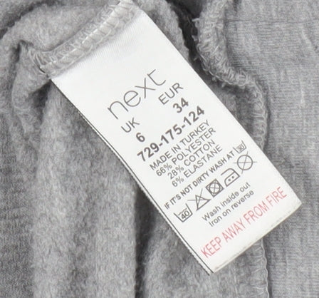 Womens UK Size 6 NEXT Grey Pullover Sweatshirt