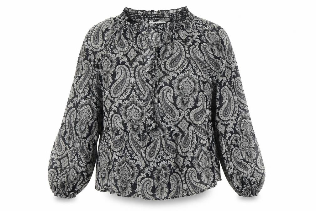 Womens UK Size 12 MNG Black Tunic Blouse