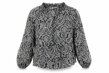Womens UK Size 12 MNG Black Tunic Blouse