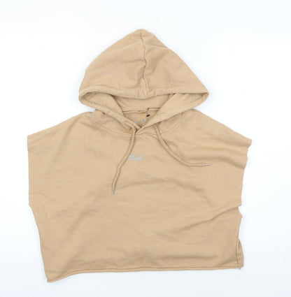 Womens UK Size 12 ASOS Beige Pullover Hoodie