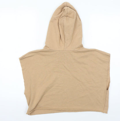 Womens UK Size 12 ASOS Beige Pullover Hoodie