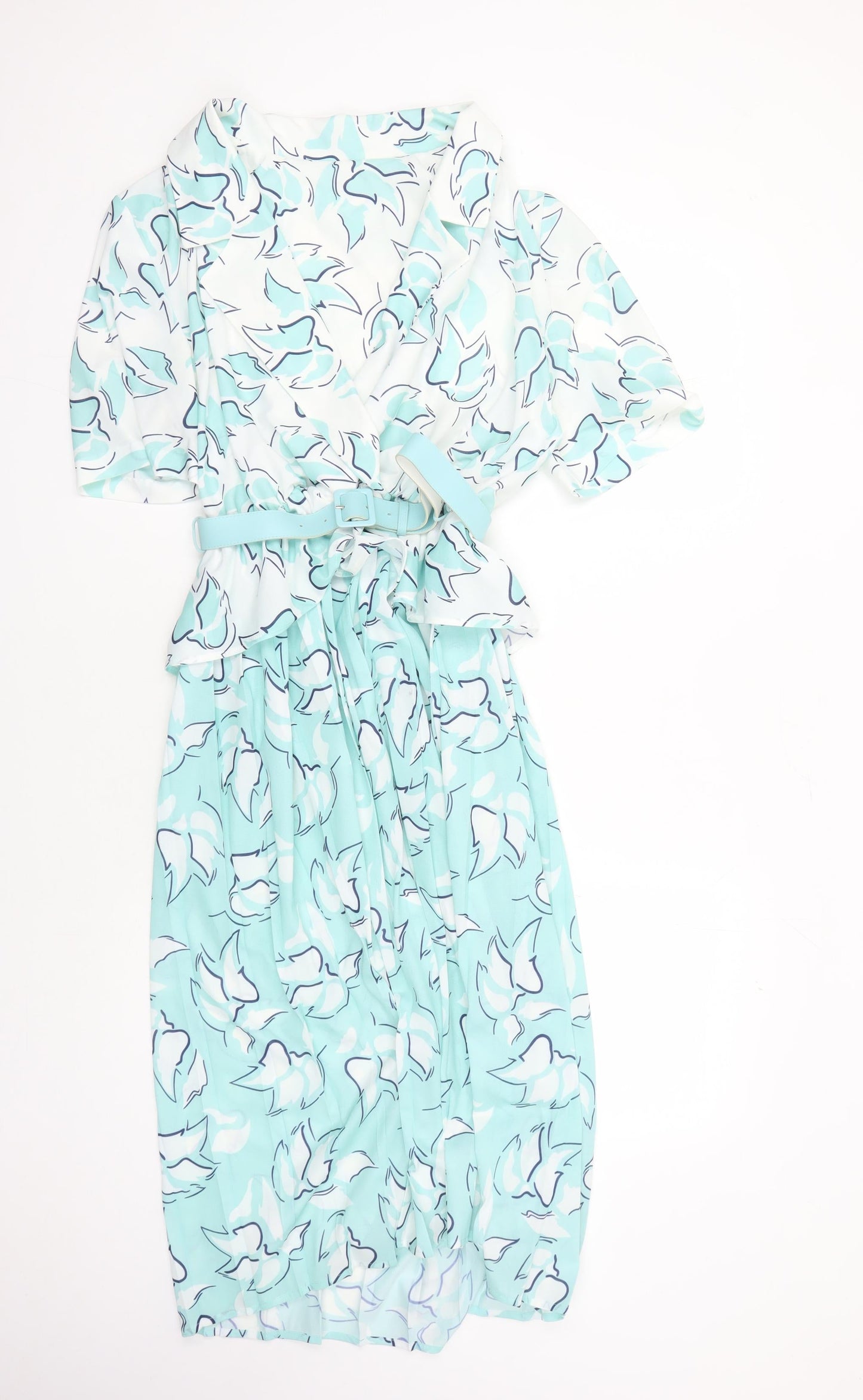 St Michael Women's Floral Wrap Dress Size 12