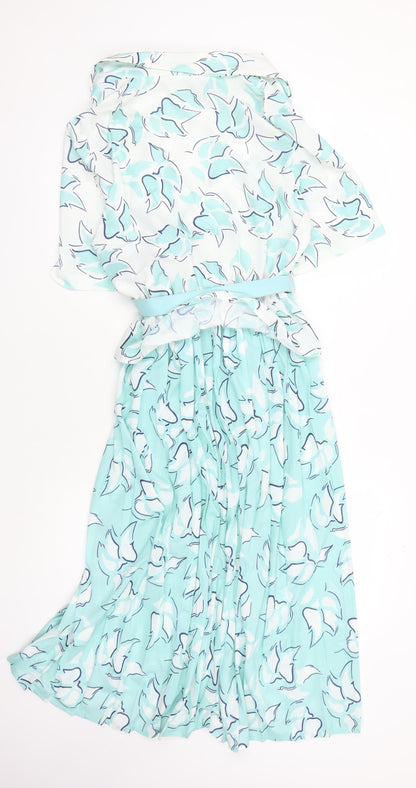 St Michael Women's Floral Wrap Dress Size 12