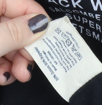 Mens UK Size S Jack Wills Black Pullover Sweatshirt