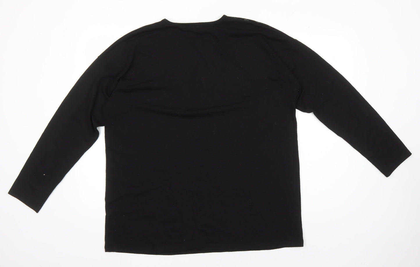 Womens UK Size 4XL LC Waikiki Black Pullover Jumper
